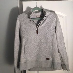 LL Bean 3/4 zip sweater